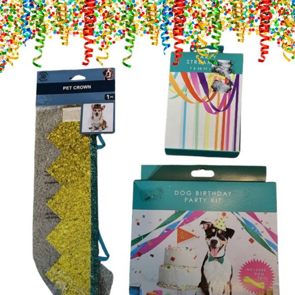 NWT Dog Birthday Party Birthday Kits - Picture 1 of 15